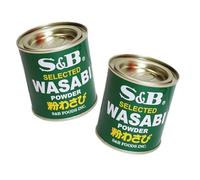 S&B Wasabi Powder - Polvo japonés Wasabi en polvo, natural y sin aditivos artificiales, OG ASIA - 60 g