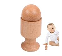 's Baby Rattles - Rodajas de madera de madera, Subexuales de entrenamiento para el juguete | Juguetes naturales para niños promoción de motocicletas Educación temprana Educación fácil