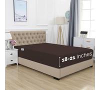 S bana ajustable individual Elegant Comfort 1500 Premium de 45 a 53 cm de profundidad y bolsillo extra profundo para colchones altos, lujosa y su