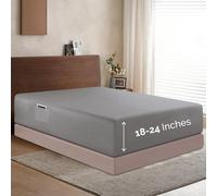 S bana ajustable individual Elegant Comfort 1500 Premium de 45 a 60 cm de profundidad, con bolsillo extra profundo para colchones altos, lujosa y