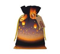 S - Bolsas de Navidad - Linternas voladoras chinas con impresión de regalo para cumpleaños, bodas