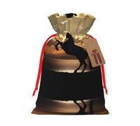 S - Bolsas de Navidad - The Sunset Stallion (1) bolsa de regalo para cumpleaños, bodas