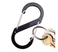 S Carabiner, Bloqueador de carabiner, Llaveros bloqueadores de carabinador, Aleación de aluminio a prueba de óxido, suministros de camping para el transporte diario, senderismo al aire libre