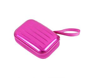 S carteras hojalata caja caja embalaje creativo rectangular caramelo billetera para hombre (rosa, talla única)