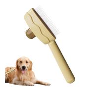 S Cepillo de limpieza para mascotas, peine desenredante para mascotas, cepillo para gatos con cómodo diseño de masaje, eliminación eficaz de desprendimiento, 20 x 2 x 7 cm, para gatos, perros, capa