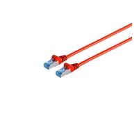 S-Conn 75711 - 0.25 Patch Cable Rojo 1 m