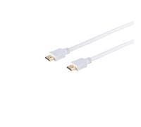 S-Conn 77475-W Cable HDMI 5 m HDMI Tipo A (Estándar) Blanco - Cables HDMI (5 m, HDMI Tipo A (Estándar), HDMI Tipo A (Estándar), 8,16 Gbit/s, Blanco)