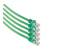 S-Conn Cat. 7 S/FTP 0.25 m - Cable de Red (0,25 m, Cat7, S/FTP (S-STP), RJ-45, RJ-45, Verde)