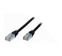 S/conn maximum connectivity rj45-rj45, m-m, 0.25m cable de red negro 0