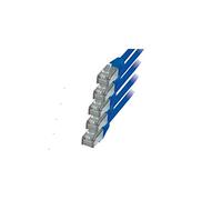 S-Conn RJ45-RJ45, m-m, 0.5m - Cable de Red (m-m, 0.5m, 0,5 m, Cat6, S/FTP (S-STP), RJ-45, RJ-45, Azul)