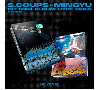 S.COUPS X MINGYU (CxM SEVENTEEN) - HYPE VIBES [1st Mini Album] - Set 2x Ver. (COMBI + BUDDY Ver.)