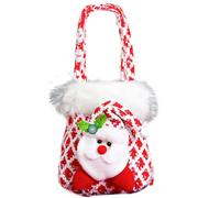 s De Aperitivos Navideños - Decoración del Hogar de Papá Noel Reutilizable con Asa | De Caramelos De Navidad | Para Halloween Víspera De Acción De Gracias Víspera De Año Nuevo Vacaciones