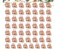 s de Navideñas 50 Unidades Contenedor De Postres En Forma De Casa | de Pastelería para Para Niños, Vacaciones, Hogar, Escuela, Oficina, Caramelos, Chocolate Y Galletas Para