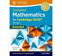 (s/dev) Complete Mathematics For Camb Igcse (extended) (Core and Extended Mathematics for Cambridge IGCSE)