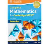 (s/dev) Complete Mathematics For Camb Igcse (extended) (Core and Extended Mathematics for Cambridge IGCSE)