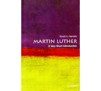 (s/dev) Martin Luther A Very Short Intro: A Very Short Introduction (Very Short Introductions)