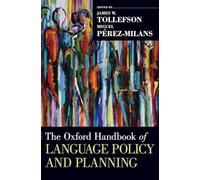 (s/dev) Oxf Handbook Of Language Policy And Planning (Oxford Handbooks)