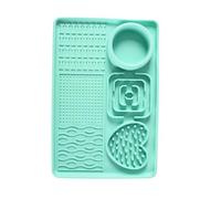 S Dogs, Silicone Pet Licking Pad, 11.81x7.87 Inches Mental Stimulation Puzzle Toy, Non-Slip Silicone Slow Feeder Bowl, Boredom Relief and Training Aid, Feeders Bowls Dog