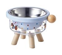 s Elevados para Perros - Antideslizante Desmontable de Acero Inoxidable - Estante para Plato de Mascota,para Beber Perros Mayores Cachorros Diario Exterior Interior hogar Viaje