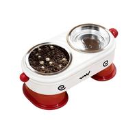 s Elevados Perros | Plato Inclinado Antideslizante 2 en 1 - s para Perros con Soporte | para alimentación de Mascotas pequeñas, Cachorros, Gatos, en Interior y