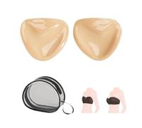 S.F.Pachira Sujetador Invisible Push Up, Copas Adhesivas Transpirables y Amigables con la Piel, Sujetador Adhesivo sin Tirantes para Mujer