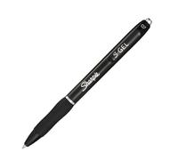 S-Gel Bolígrafo de gel de punta retráctil Negro 12 pieza(s)