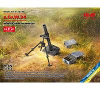 S.GR.W.34 MORTERO ALEMÁN DE LA WWII KIT DE MODELO DE PLÁSTICO 1:35 ICM