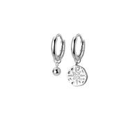 S Hoop Diamond Star Asymmetric Tassel Earrings for Women Fine Jewelry Circle Earring