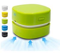 S.I.C Sci Mini aspiradora de Escritorio, aspiradora de Escritorio Recargable inalámbrica, barredora de lápiz, virutas de Goma, Confeti, Teclado, Coche, Escritorio (Verde)