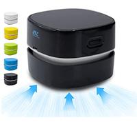 S.I.C Sci Mini aspiradora de Escritorio, aspiradora de Escritorio Recargable inalámbrica, barredora de lápiz, virutas de Goma, Confeti, Teclado, Coche, Escritorio (Negro)