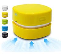 S.I.C Sci Mini aspiradora de Escritorio, aspiradora de Escritorio Recargable inalámbrica, barredora de lápiz, virutas de Goma, Confeti, Teclado, Coche, Escritorio (Gelb)