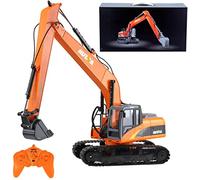 s-idee® 1551 Rc Pala Excavadora Brazo Largo 15 Canal 1:14 con 2,4 GHz Pala giratoria Luz Huina