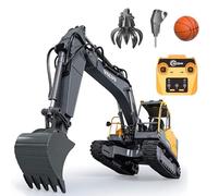 s-idee® E598-003 1/16 Volvo Licensed Rc Pala Excavadora + Tres Herramientas 15 Canales 1:16 con 2,4 GHz