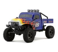 s-idee FX118 Fury Wagon RTR Azul con Llamas FURITEK Brushless 1/18 RC Crawler Kit