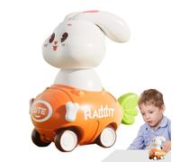 s impulsados por fricción, s para Autos Press and Go | s para el Coche Press and Go Bunny | s de Coche de Carreras con tracción hacia atrás y Empuje impulsados por fricción para niños de 3 años o