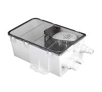 s istema de Bomba de Sumidero de Ducha, 12 V 750 GPH Barco RV Sentina Marina Caja de Drenaje Multipuerto, Caja de Drenaje de Ducha Válvula de Retención Incorporada, Cubierta