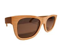 S&J Gafas de sol de madera de bambú 100% Natural Protección UV Marcado CE Hechas a mano con madera natural, con bisagras de dos víasPolarizadas Para actividades al aire libre Para surfistas snowboard