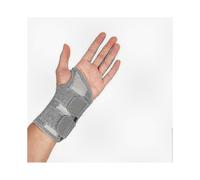 (S-Lefthands, Gray) Breathable Adjustable Wrist Brace for Carpal Tunnel, Tendonitis & Arthritis Relief, Night Support Splint with Comfortable Straps