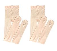 s.lemon Medias de Ballet, Leotardos de Ballet Convertibles con/sin Pies Pantimedias de Baile con Orificio para Niñas Mujeres Raso L