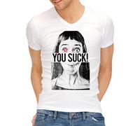 S-Line Funny Shirts You Suck XL Camiseta Graciosa - 222 gr