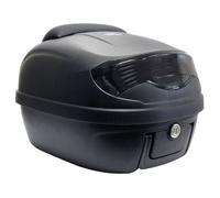 Baul moto 29 lit con respaldo capacidad un casco con parilla y tornilleria
