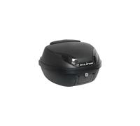 Baul moto 42 lit Carbono respaldo con parilla y anclajes