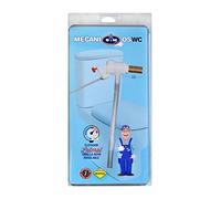 S&M 410000 - Grifo flotador lateral con rosca de latón 3/8”, varilla y boya | Sencillo, práctico y muy fácil de instalar | Con sistema anti-retorno | Conexiones estándar | Presión: hasta 10 bares