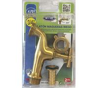 S&M 550393 Grifo jardín clásico regulable con toma a manguera 1/2"