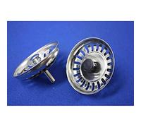 S&M 751363 Tapón fregadero rejilla en acero inoxidable Ø 85 mm para válvula de 115 mm