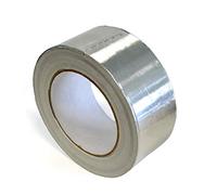 S&M Cinta aluminio selladora 50 mm x 50 m (espesor 30 micras) SANEAPLAST- Cinta adhesiva de aluminio multiusos-- Rollo de 50 metros