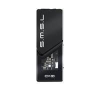 S.M.S.L D10 Amplificador de Auriculares USB Potrable Dac con 3.5 mm y 4.4 mm Balacnced Dual Mini Audio Amp Salidas Soporte 500mw 16ΩDSD256 PCM 32bit/384khz Hi-Res Amplificador (Negro)