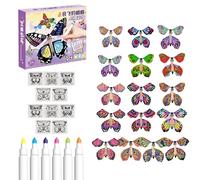 s mágicas de pintura blanca, juguetes de s de cuerda | Juguete de hecho a mano Wind up Butterfly - Tarjeta de juguete de de cuerda, tarjetas voladoras mágicas de de para tarjeta de felicitación