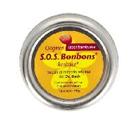 S.O.S. Bonbons Rescate 50 g - caramelos sin azúcar sabor frambuesa (Natur Import)