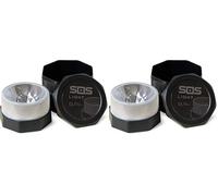 s.o.s. light baliza luminosa V16 LUZ Luz de emergencia autónoma, señal v16 preseñalización peligro, homologada DGT V16, autonomía 6 horas o conexión a toma de corriente del vehículo (Paquete de 2)